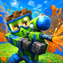 Blocky Gun Paintball 아이콘